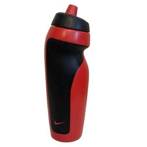 Vintage Nike HyperSport Squeeze Water Bottle Red and Black